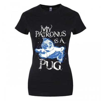 Womens/Ladies My Patronus Is A Pug T-Shirt