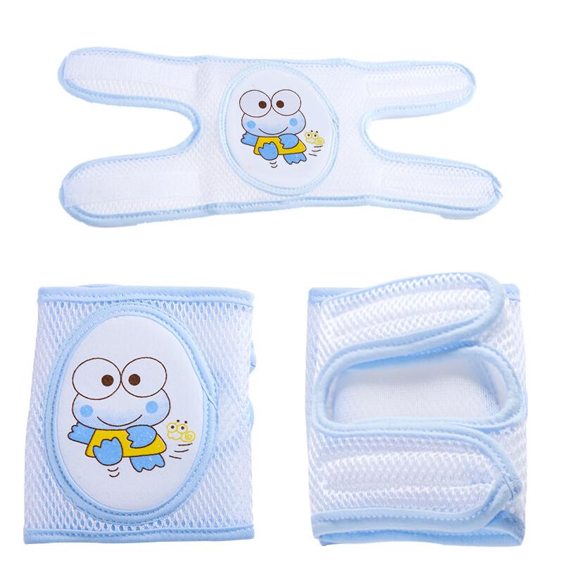 Xiqinbao Baby Adjustable Crawling Knee & Elbow Protectors синий