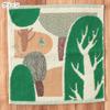 Kusunokibashi Monori Morita MiW Forest House Wash 34 X 35 Cm Towel, Green, A-65603-51-G,