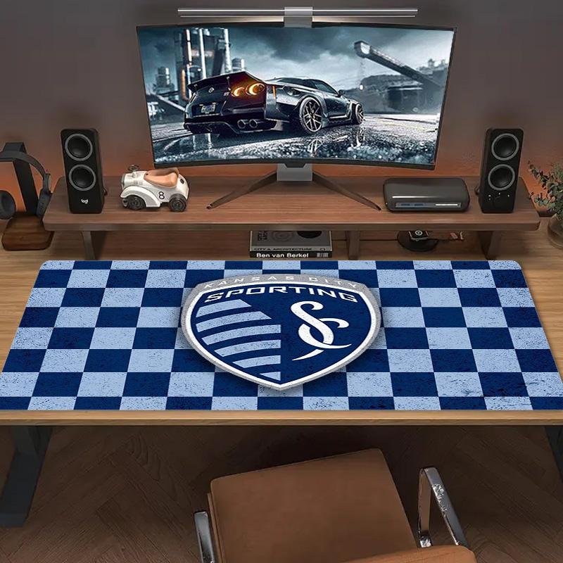 Sporting Kansas City Color Mouse Pad Large Gaming Table Cushion Non-slip Laptop Tablet Big Mousepad XXL Mat Mini PC Playmat With Lock edge