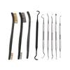 9Pcs Gun Cleaning Brush And Pick Kit Double End Gun Brushes With Carrying Case