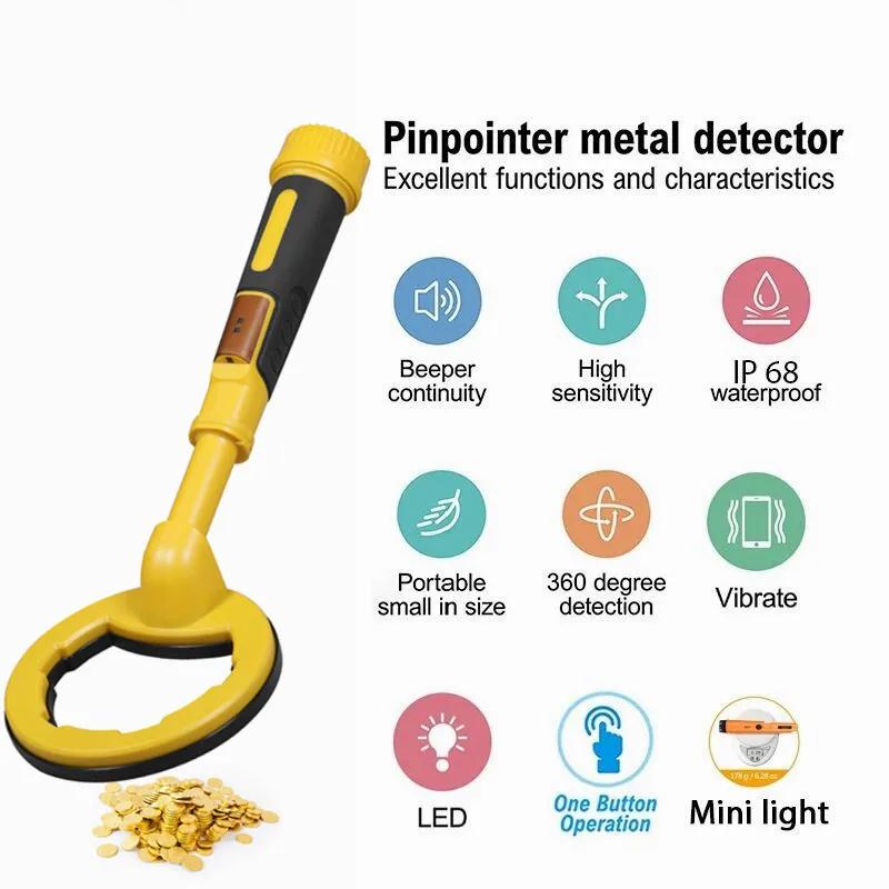 

Многофункциональный 2 в 1 60 м импульсный пинпоинтер индукционный подводный металлоискатель для поиска сокровищ дайвинг IP68 водонепроницаемый портативный жёлтый