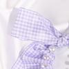 Convenient Pet Collar Faux Pearl Decoration Polyester Layout Props Adjustable Pet Bib for Kitten