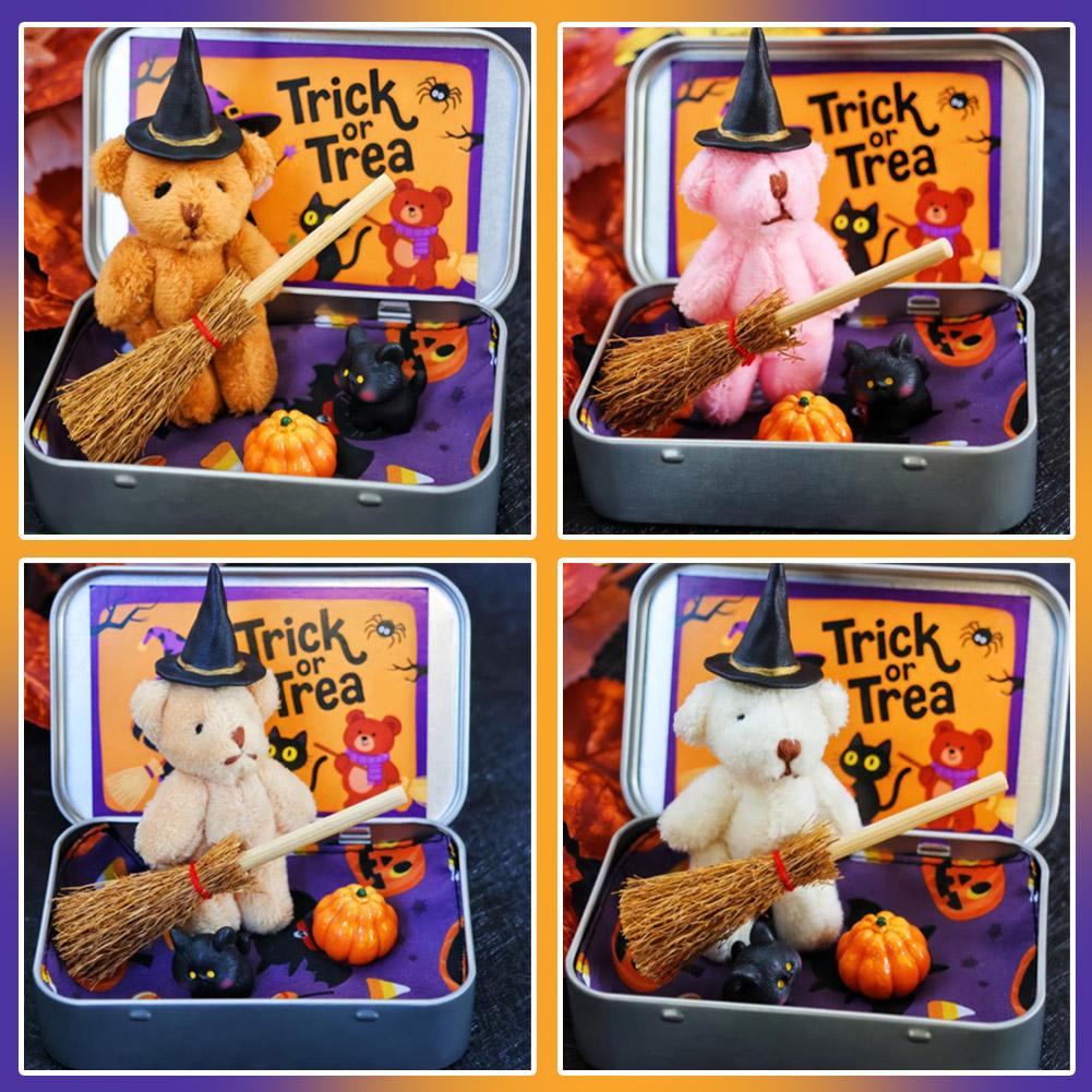 Halloween Surprise Box Party Gifts, Halloween Plush Toy Decoration Doll Ornaments, Halloween Gift for Children Party Supplies