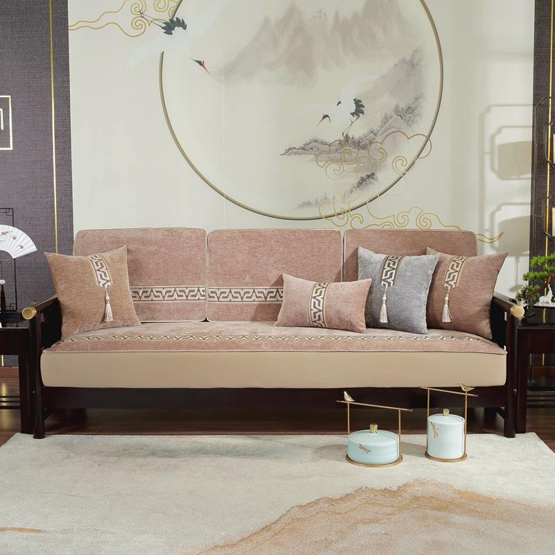 

Китайская буква Диван Эластичный Нескользящий Всевключающий Универсальный Чехол Четыре Сезона Универсальный Защищающий от Царапин Чехол для Дивана 60*60cm