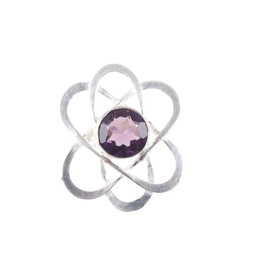 Amethyst Gemstone 925 Sterling Silver Jewelry Handmade Ring For Birthday Gift RR-21-7