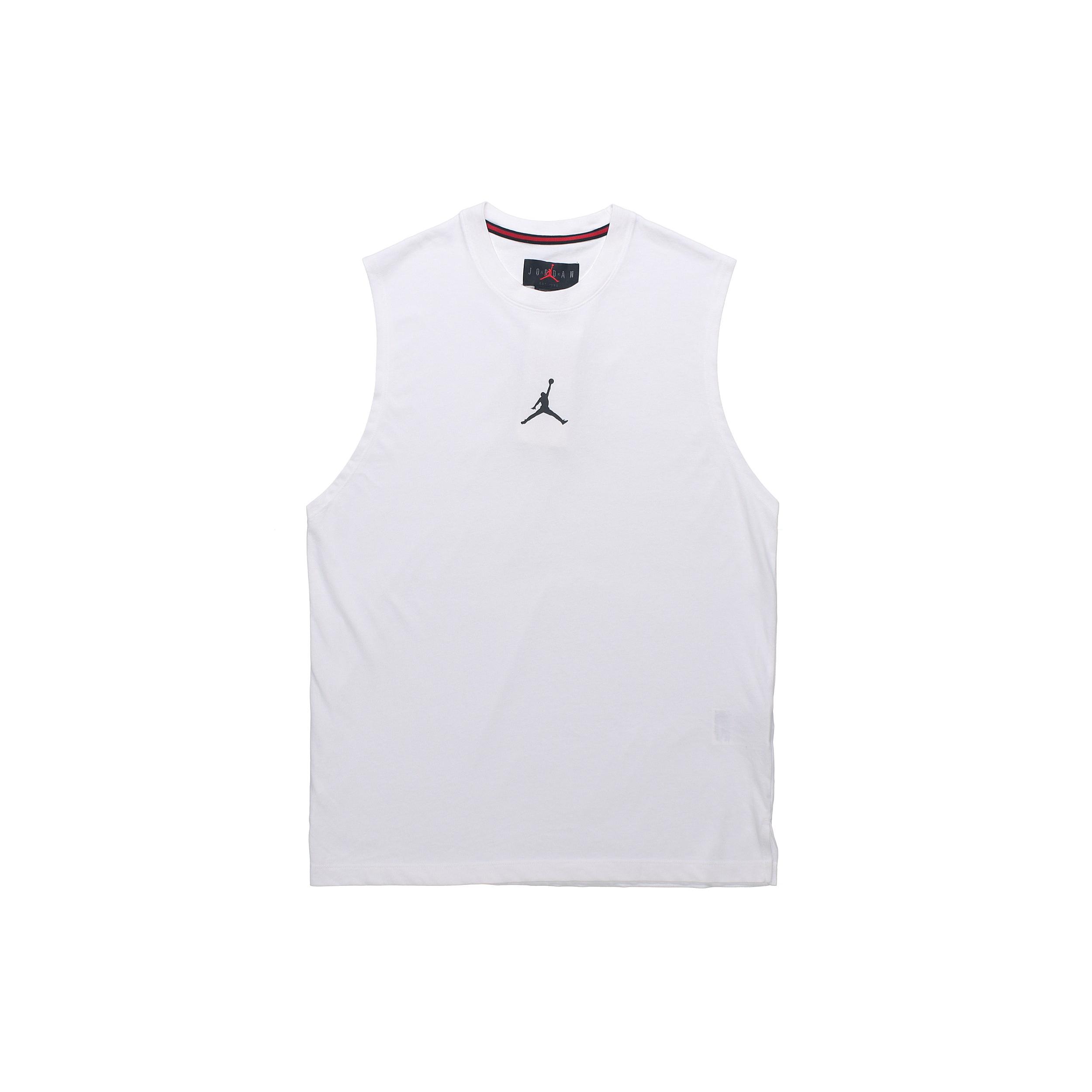 Jordan Air Men s Training Quick-Dry Knit Crewneck Sleeveless Tank White DC3237-100 XXL