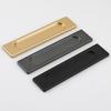 No-Drill Sliding Door Handle for Glass, Cabinet & Kitchen, Gold/Black/Gray Finish