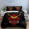 Demon Mask Design Decor 3Pc Soft Comfortable Duvet Cover Bedding Set Included 1*Duvet Cover & 2*Pillowcases, Gift