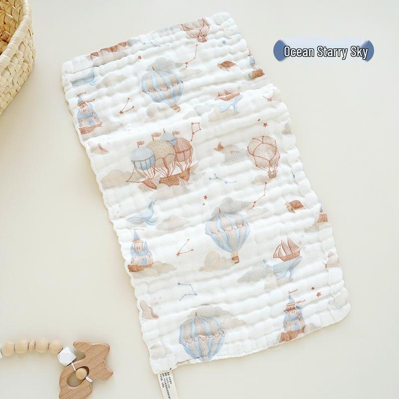 Summer Infant Face Wash & Bib: Six-Layer Gauze Baby Towel