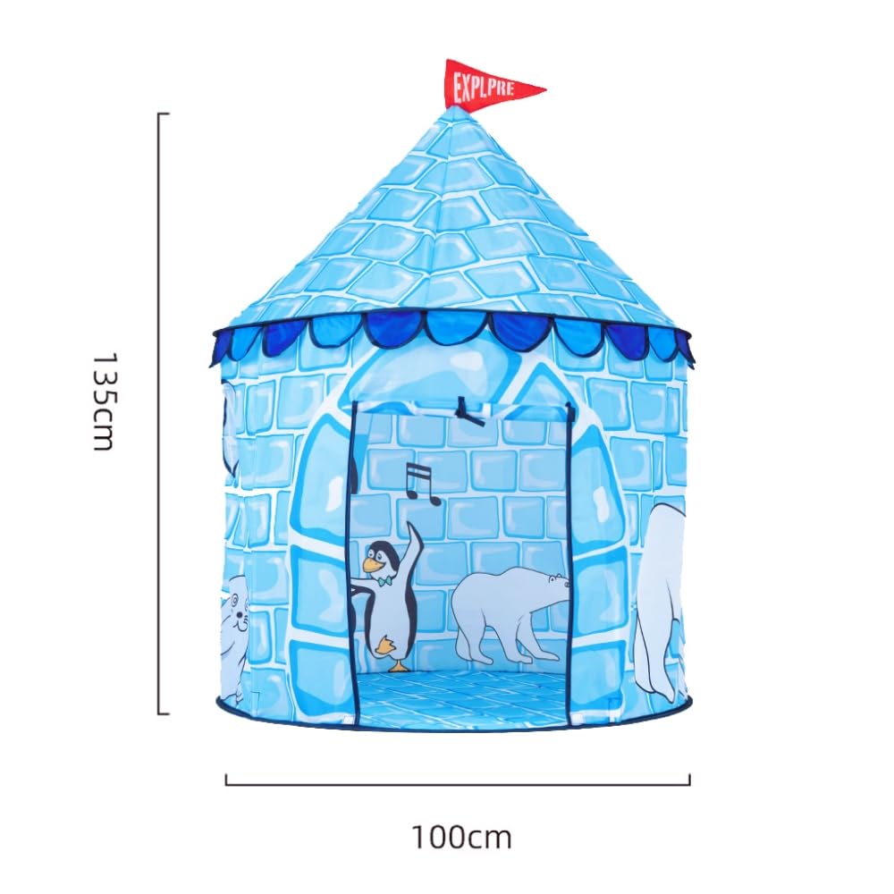 Benebomo Kids with Toy Toy Secret with Storage Bag Tent, Foldable, Lights, Playhouse, Pop-Up Children's Tent, Tent, Indoor/Outdoor, Storage, Base,