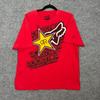Fox Racing X Rockstar Energy Drink Graphic Tshirt XL Red Goth Grunge Skate Unisex T-Shirt