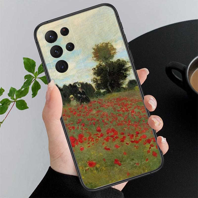 Claude Monet Garden Lotus Phone Case For Samsung Galaxy A52S A04S A21S A33 A23 A13 A14 A32 A52 A53 A54 A51 A71 M51
