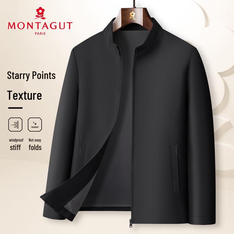 

MONTAGUT Men s Autumn/Winter Stand Collar Jacket L
