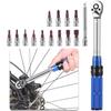 15PCS Torque Wrench Set 1/4" 2-24nm Bi-directional Bicycle Hex Wrench Tool Professional Maintenance And Car Moto Repair Tools