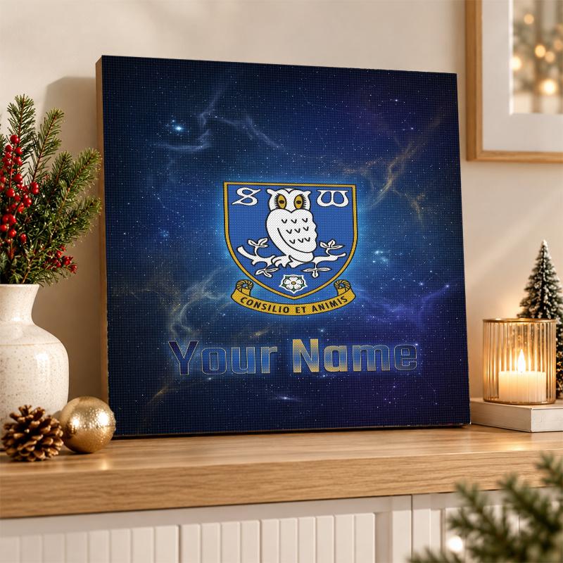 Sheffield Wednesday FC Custom Name Text 5D Diamond Painting Kit DIY Full Drill Diamond Art Decoration