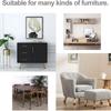 Silicone Chair Leg Caps 16/24/32pcs Table Foot Dust Covers Round/Square Furniture Leveling Legs Cups Home Floor Protector