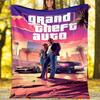 Koc z nadrukiem gry Grand Theft Auto—lekki, miękki, ciepły;wszechstronny koc na wszystkie pory roku—idealny jako koc klimatyzacyjny, koc na drzemkę