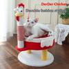 Derder pui cadru de cățărat pisică cuib pisică arbore pisică integrat frânghie de cânepă platformă de sărit pisică stâlp de zgâriat pisică raft pisică