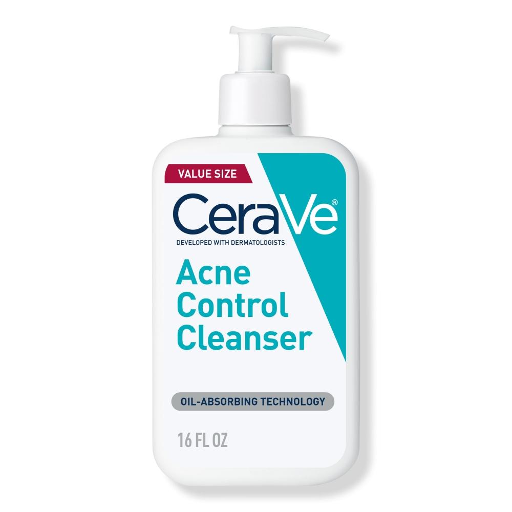 

Cerave Acne Control Cleanser For Face With 2 Salicylic Acide Purifying Clay For Oily Skin 8.0 Oz 8.0 Oz