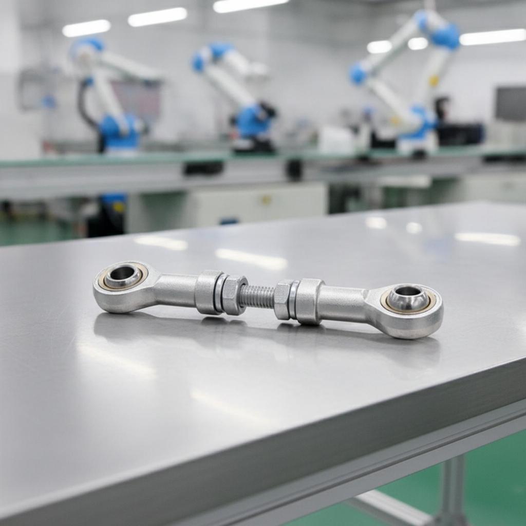 Linkage Rod with Spherical Ends Adjustable End Pivoting Heim Joint for Makers,
