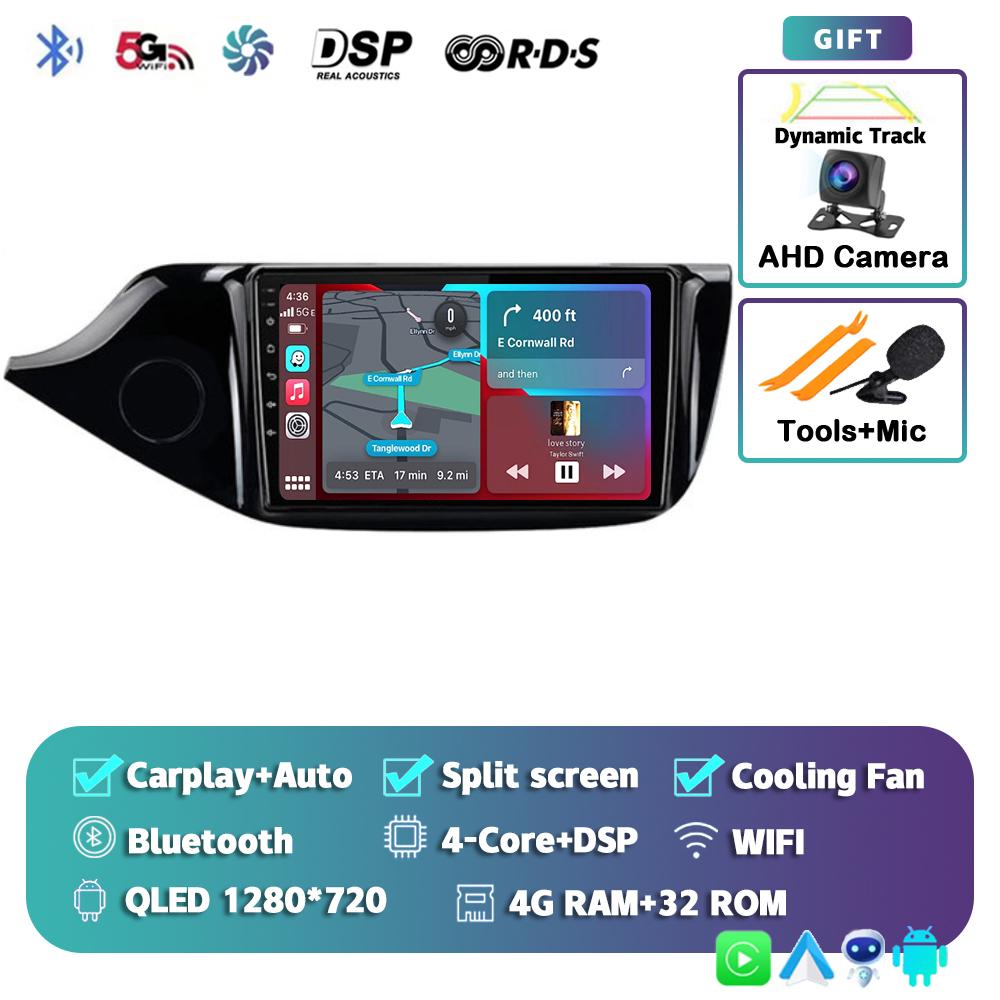 

Android 14 Carplay Auto для KIA Cee d CEED JD 2012 2013 2014 2015 2016 2017 2018 Автомобильный радиоприемник, мультимедийный плеер, стерео WIFI+4G DSP