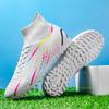 Basic TF Soccer Boots For Adults Soft Breathable PU Fabric Flexible Rubber Sole Anti-slip Wearproof New Football Practitioners B