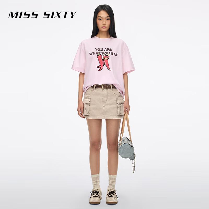 MISS SIXTY 2026 Summer Color-Block Print T-Shirt