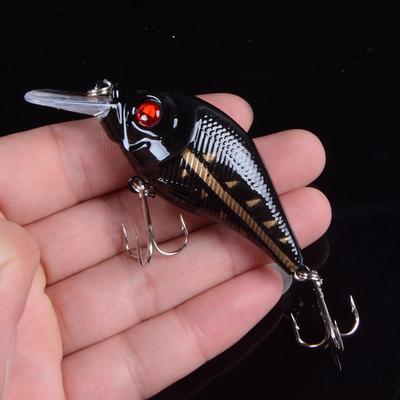 1 stuks 7,5 cm 12 g Hard VIB-lokmiddelen Vissen Minnow Aas Dreggen Zinkende Crankbait Wobblers Visgerei 3D-ogen
