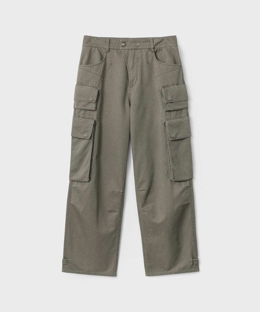 Bellie Archive Sector Cargo Pants - Washed Khaki