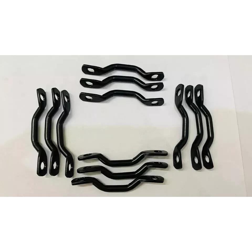JEEP WILLYS MB GPW CJ2A 3A 3B CJ5 M38 M38A1 FOOTMAN LOOPS BRACKET 12 PCS |Fit H9
