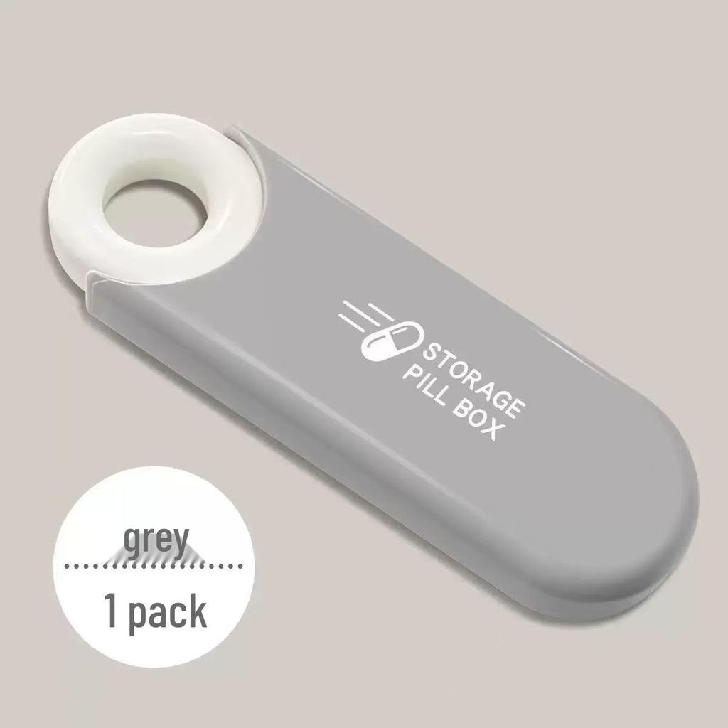 Portable Medicine Organizer: 8-Compartment Dustproof & Moisture-Proof Pill Box for Travel and Business Trips