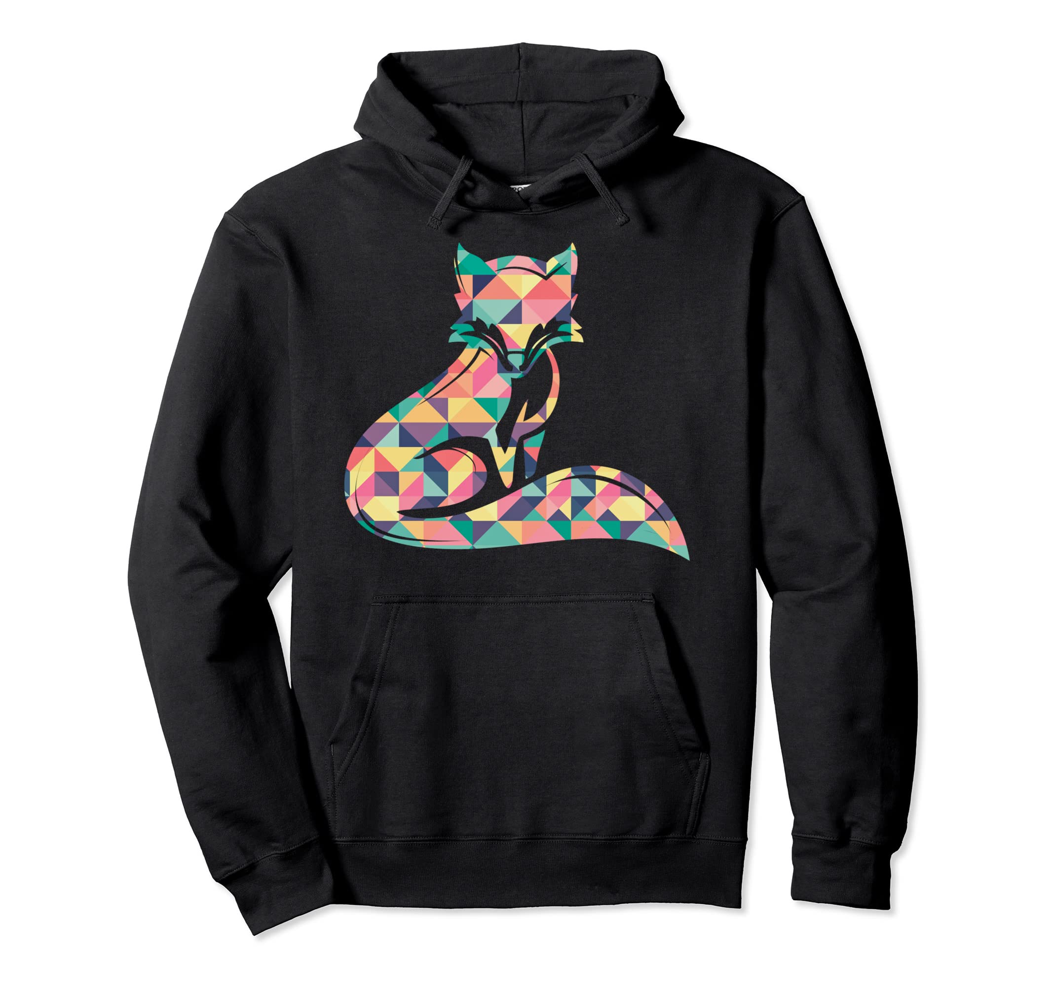 

Fox Abstract Color Summer Prairie Vixen Lover Girl s Gift Hoodie
