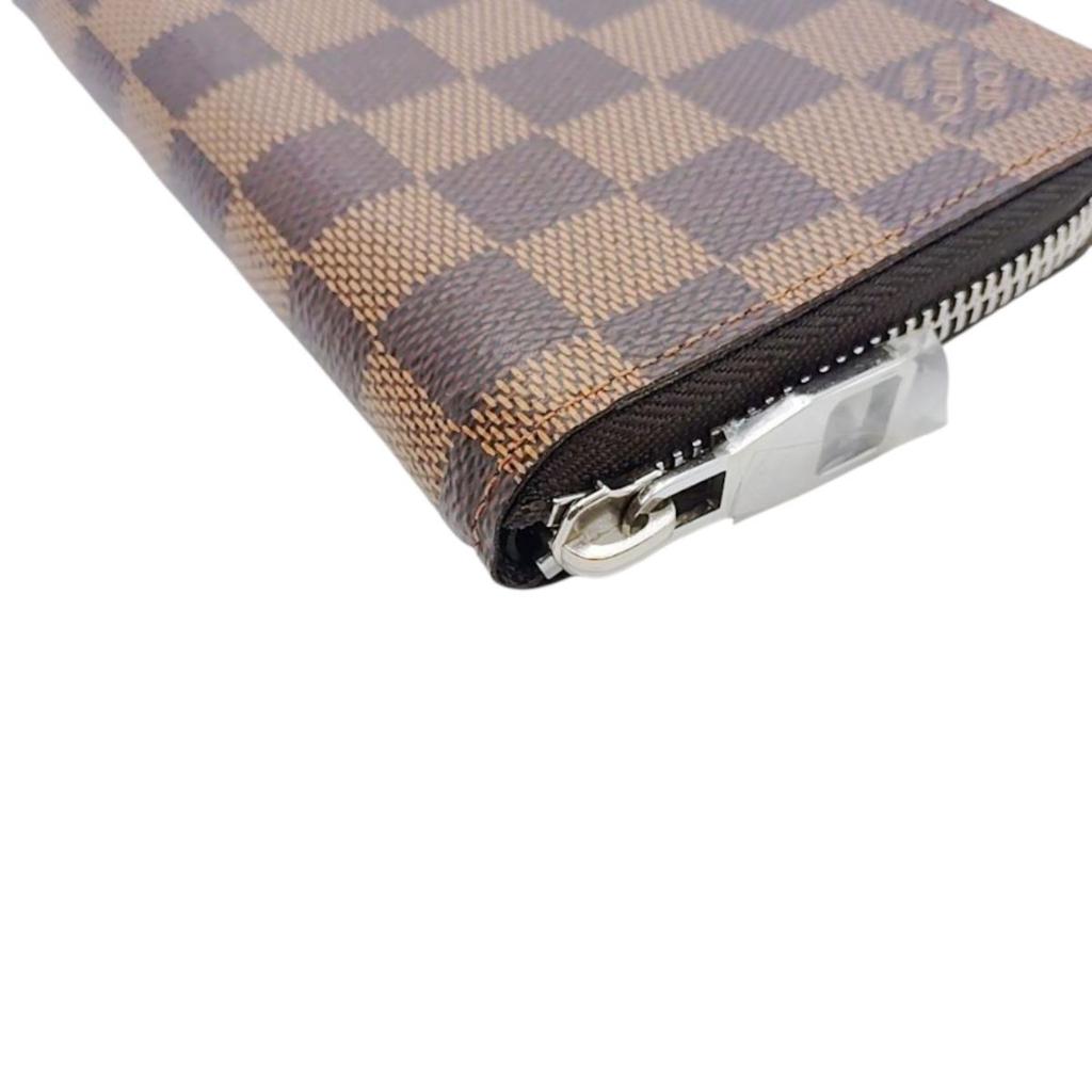 LOUIS VUITTON Damier Vertical Long Wallet purse Damier canvas unisex N61207 Used