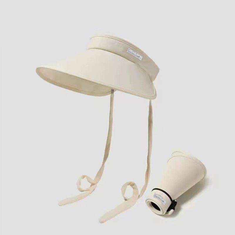 Summer Women Wide Brim Sun Hat With Long Ribbon Suncreen Ice Silk Outdoor Bicycling Beach Cap Visor Uv Protection Sunshade Hats