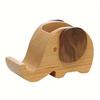 1PC Beech Crafts Creative Elephant Pen Holder Study Storage Box Desktop Ornament