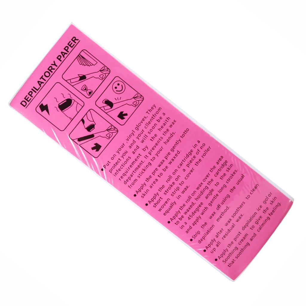 50pcs Wax Strip Depilatory Paper Easy To Use Professional Auxiliary Tool Suitable for Many Body Parts