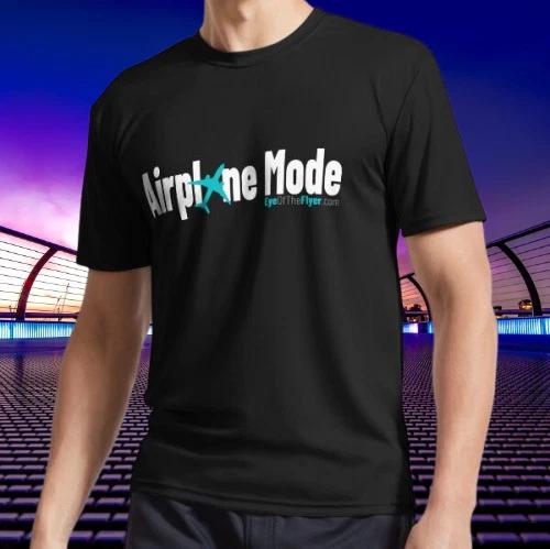 Новая футболка с логотипом «Режим полета» и «Глаз пилота» American T-Shirt, смешная, размеры от S до 5XL 3XL