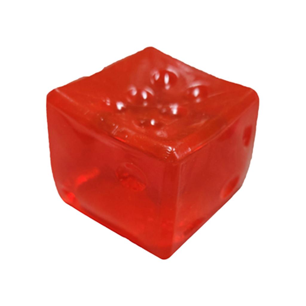 Dé Dice Squishy Jouet Anti-Stress Texture Sucrerie au Maltose Souple Jouet Sensoriel Fidget pour Enfants et Adultes Matériau Durable Non Toxique