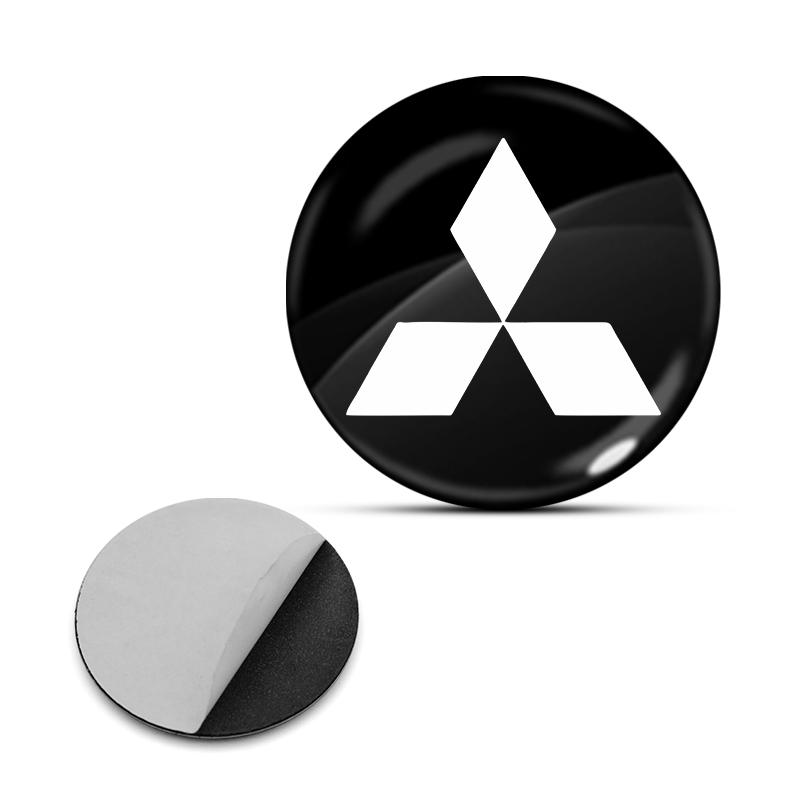 Car Lock Keyhole Stickers Door Lock Protect Car 3D Stickers For Mitsubishi ASX I200 Outlander Pajero Eclipse Lancer