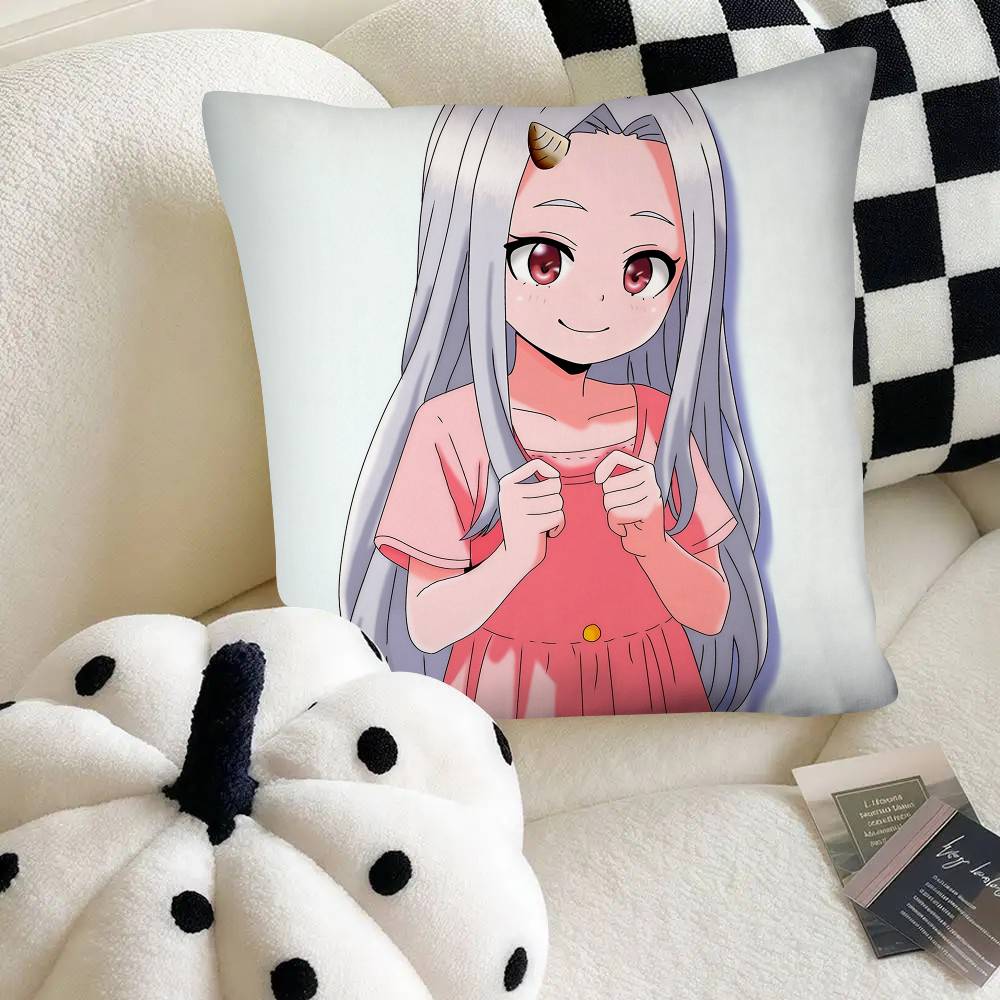 Eri HEISS Japanischer Anime My H-Hero Academia SÜSS Kissenbezug Quadratisches Kissen Schlafzimmer Sofa Freizeit Komfortkissen Heimdekoration