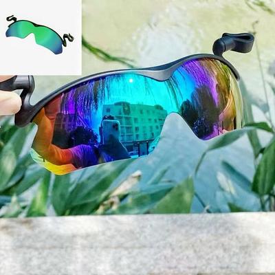 Adjustable Clip Cap Sports Sunglasses Flip-Up Cover UV Protection Cycling Goggles Clip On Hat Fishing Biking Eye Spectacles Summer