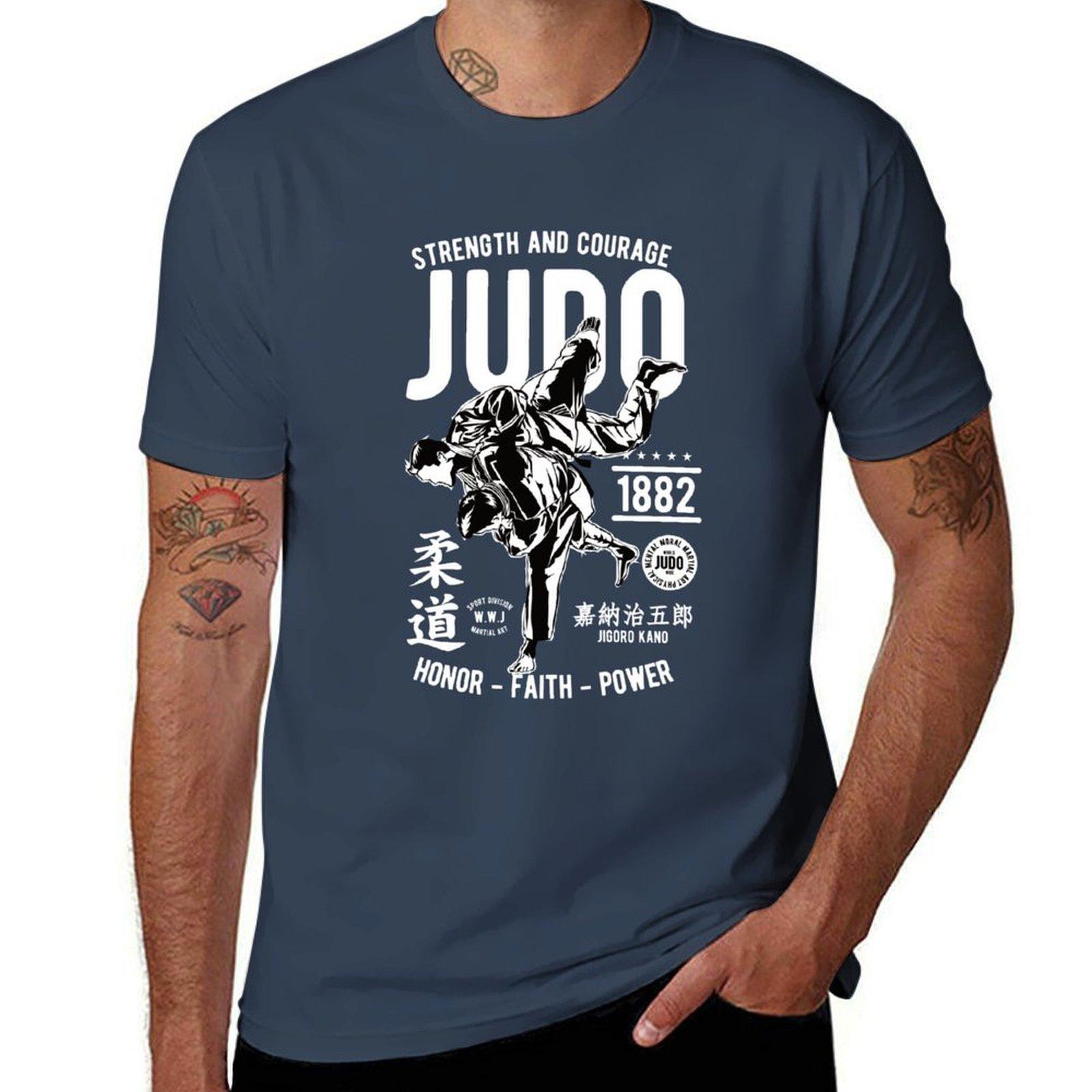 Judo Defense Sports Self Defense TShirt Basic Crew Neck Short Sleeve Top S