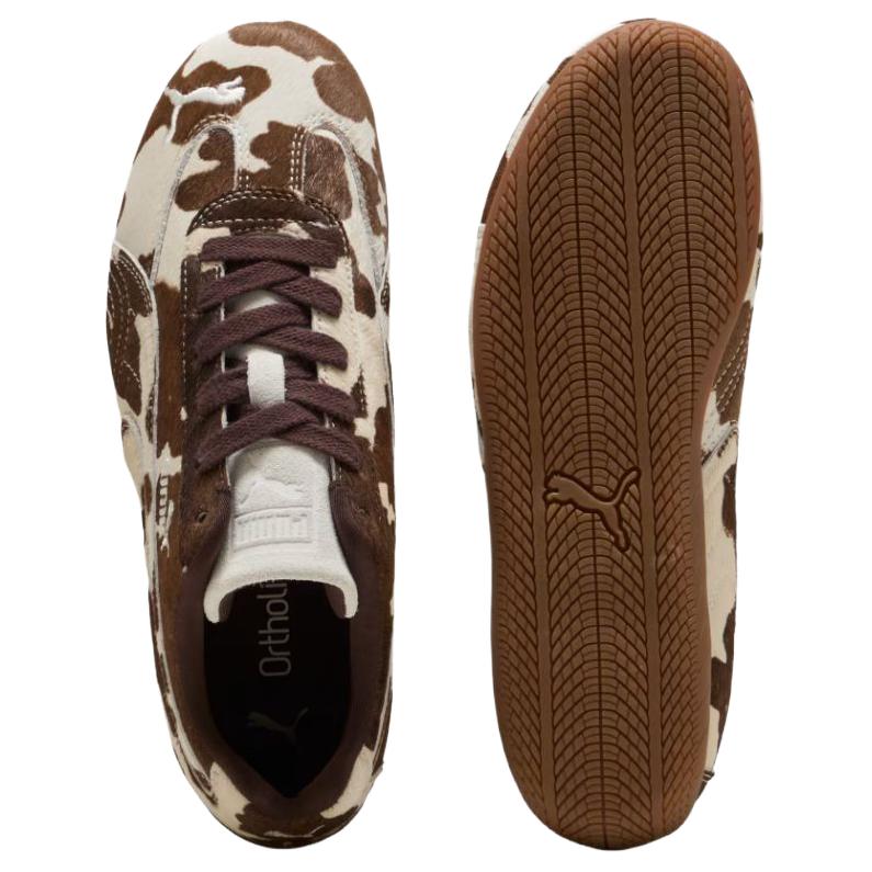 Puma Speedcat Animal Pack - Cow Women Sneakers Brown Chocolate-Brown Gum 406141-01
