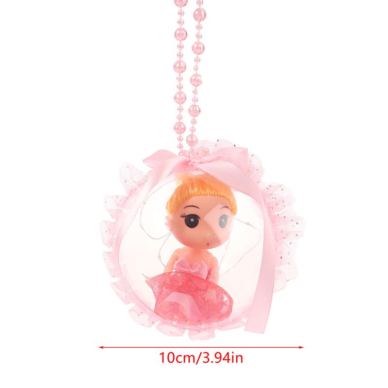 2Pcs Cute Glowing Ball Doll Lantern Toy Children'S Girls Glowing Doll Lantern Cartoon Doll Light Pendant Party Gift