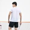Logo de la Série Badminton Li Ning Manches Courtes Légères Confortable Short Ensemble de Sport Décontracté Ensembles Unisexe AATU057-2