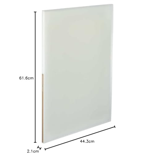 KOKUYO File Clear Book Glassel Fixed Type A2 20 Sheets White La-GL212W