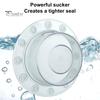 Bottomless Bath Overflow Drain Cover Strong Grip Leak-Free Better Bathing Experience Bathtub Seal Suction Cup