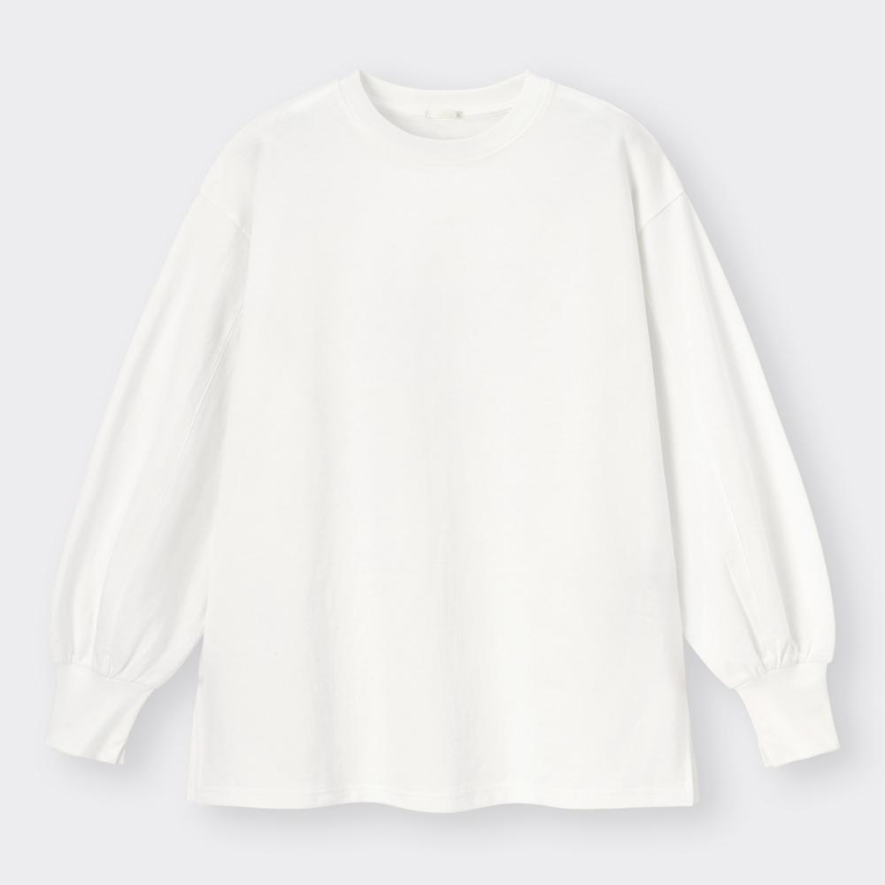 Футболка оверсайз GU Light Sweat с длинными рукавами 5538₽