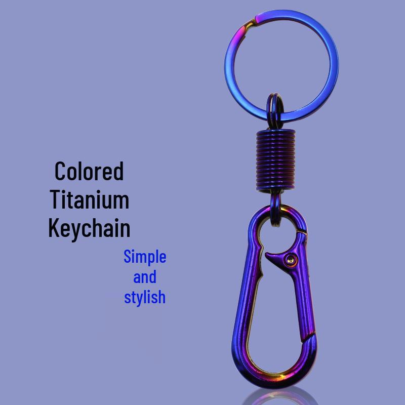 

Unisex Zinc Alloy Key Pendant: Creative Motorcycle & Car Keychain Buckle + Spring + Ring